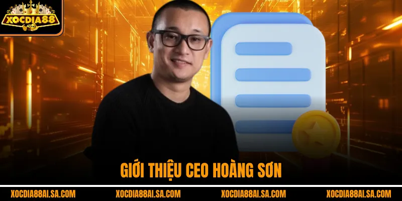 Giới thiệu CEO Hoàng Sơn